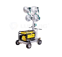 GLT1400WJ Lighting Tower 4x400W +Gasoline Generator 