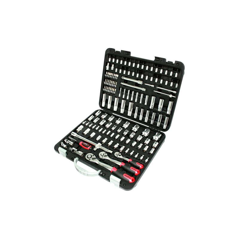139PC 1/4", 3/8" & 1/2" DR. SOCKET SET (METRIC)