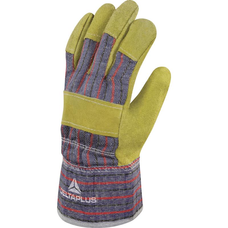DC103 Leather Glove canvas back - Beige 