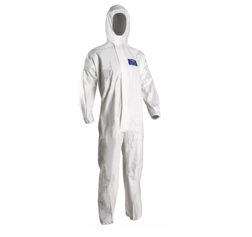 CoverPro Type5+6 White Protection Coverall