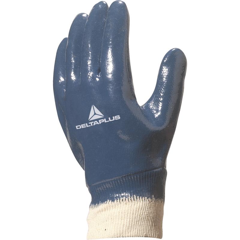 NI155 COTTON NITRILE Gloves Blue 10 