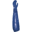 PETRO066 Blue Full PVC coating Chemical Gloves, 62cm