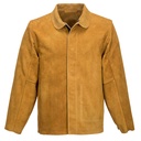 SW34 > Leather Welding Jacket > Tan