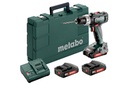 دريل شاكوش ميتابو شحن 18 فولت 13 ملم مع 3 بطاريات 18 فولت 2 أمبير وشاحن - ( Metabo SB 18 L Set)