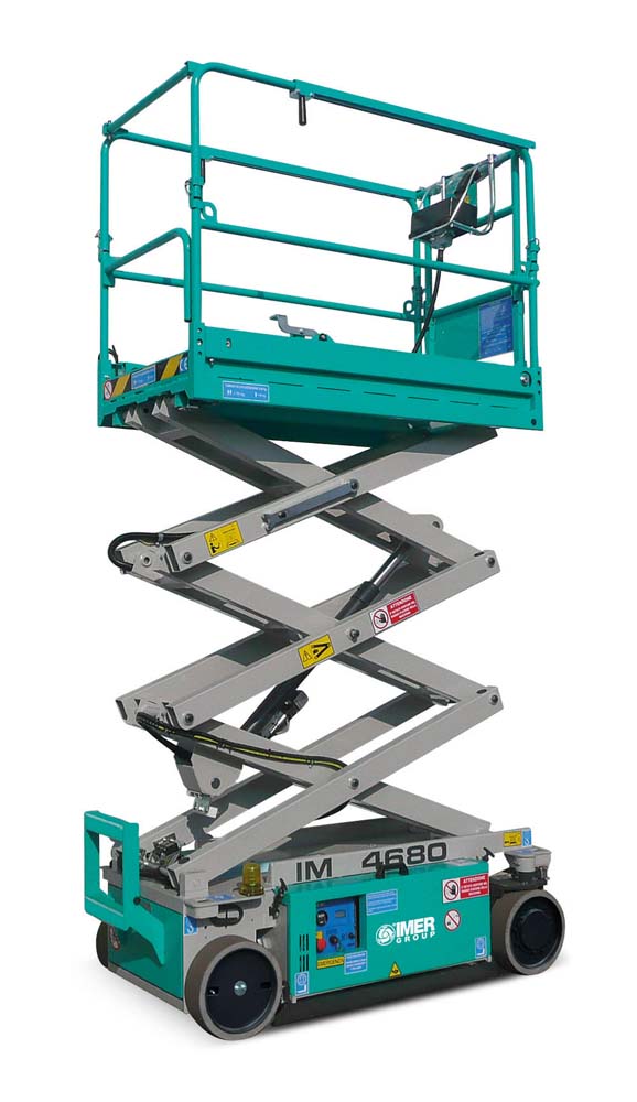 Indoor Electrical scissor lift - Working height: 6.5m