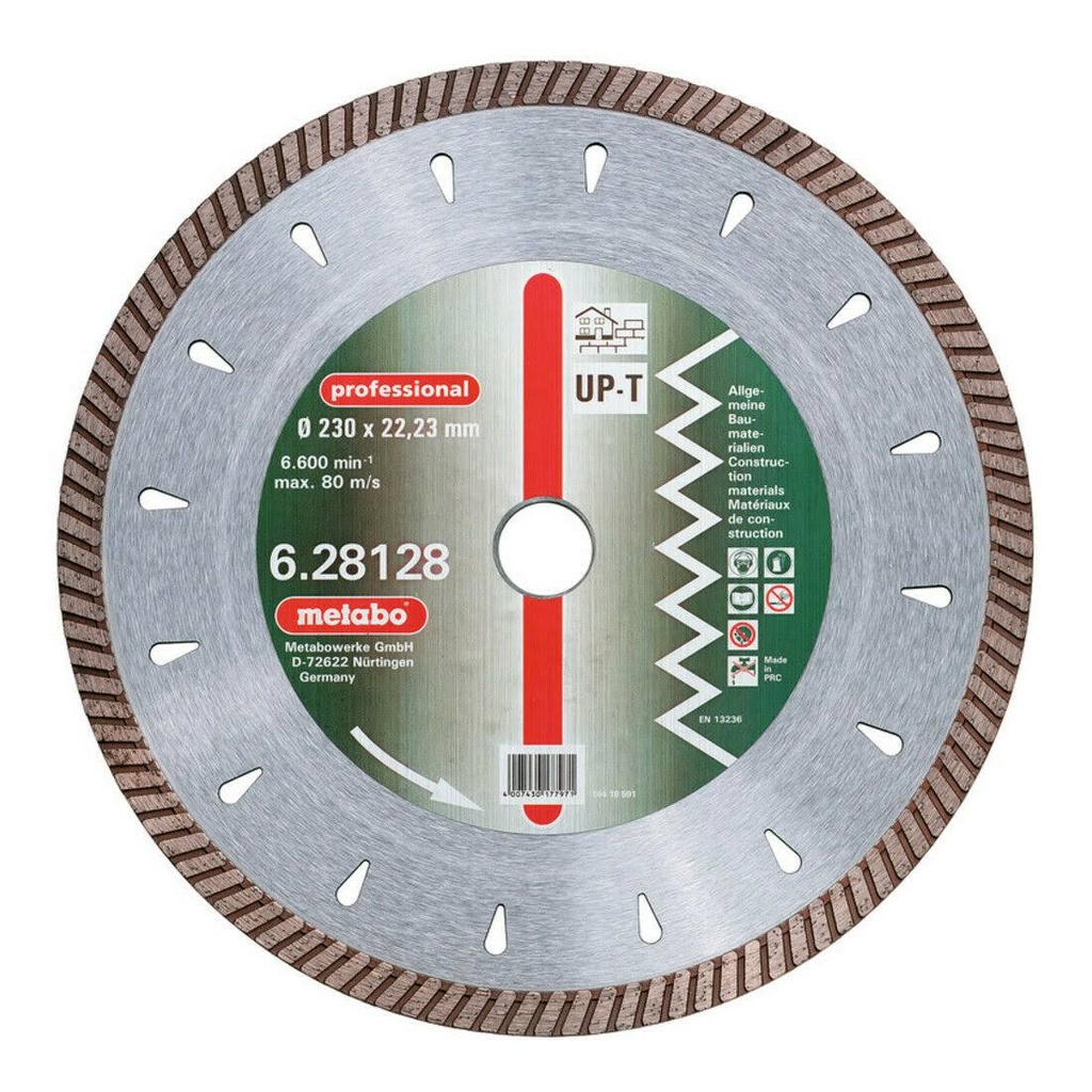 Universal Diamond Cutting Disc 125 x 22.23 mm (Professional) Closed ,Turbo, UP-T