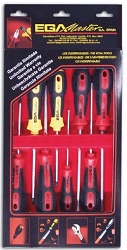 SET 5Pc SCREWDRIVERS ELECT. Slotted 2.5,3,4,5.5,8mm
