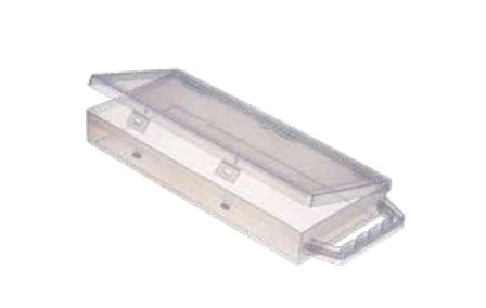 Shockproof resin container for gloves