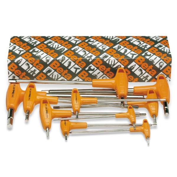 T-Handles Offset hexagon Allen Key Set with high torque handles