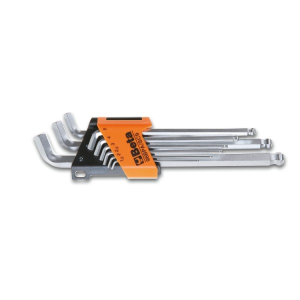 9Pcs ball head offset Allen Key Set110° extra-short side