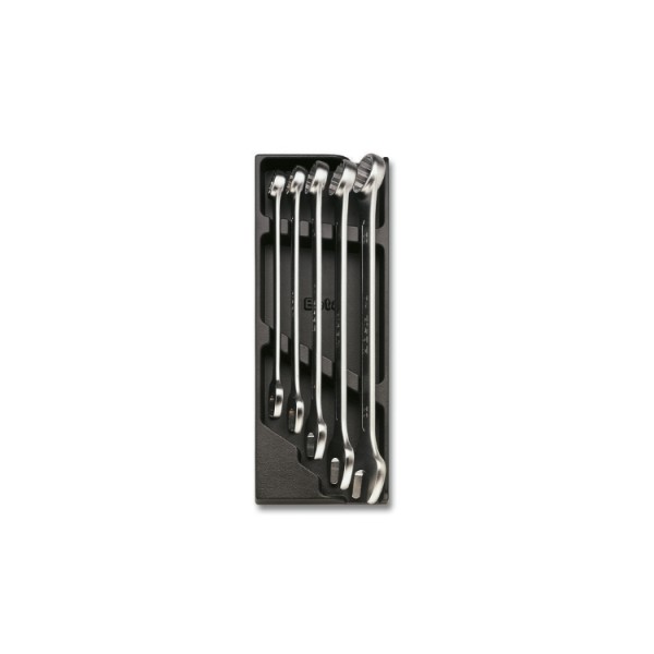 5Pcs Combination Wrench Kit With Hard Thermoformed Tray