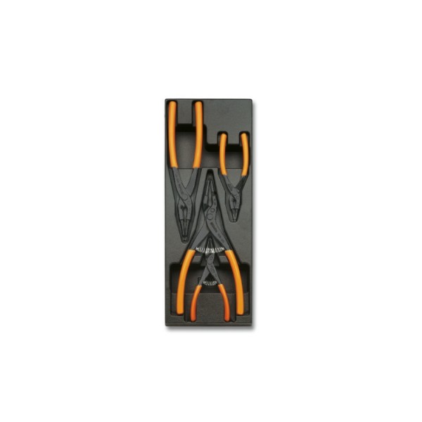 4Pcs Tool Assortment Kit With Hard Thermoformed Tray