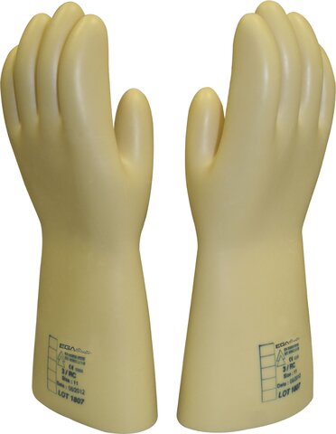 PAIR OF INSULATING GLOVES CLASS 2 - SIZE 10