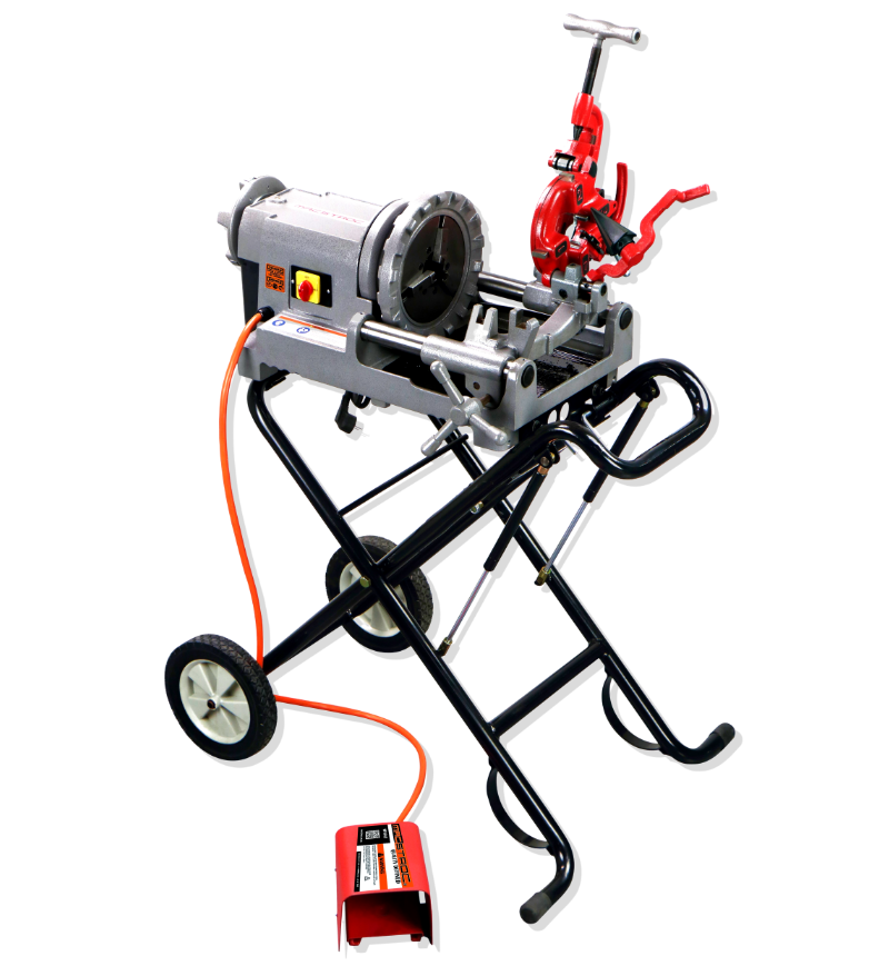 1/8-2" Pipe Threading Machine Set with stand 1500W - 1PH
