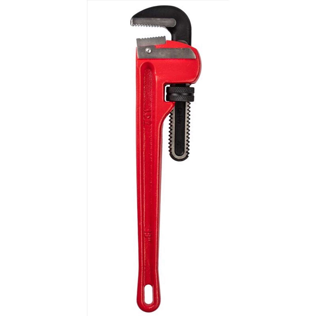 8” HEAVY DUTY STEEL PIPE WRENCH, CRV-JAW