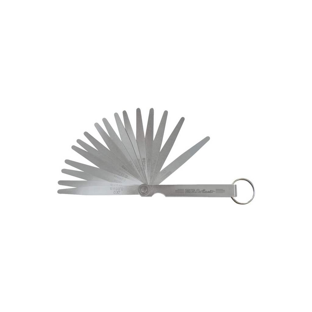 PRECISION FEELER GAUGE 32 BLADES, 100 MM, 0.03- 1.00 MM , 0.0014" - 0.04"