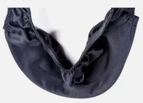 Face seal for Navishock in black flame-retardant cotton