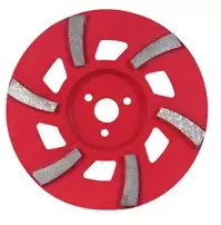 180mm Diamond Grinding Wheel Concrete (6 Teeth) Segment 8mm