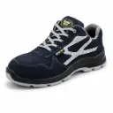 SIRIUS S1P Composite Blue Suede Safety Shoes -  S1PL HI CI FO SR Memory Foam Insole