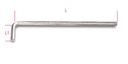 96Lc 8- Offset Hex Long Chrome-Plated Allen Key