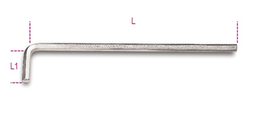 [BE000960329] 96Lc 8- Offset Hex Long Chrome-Plated Allen Key