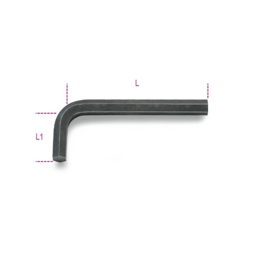 [BE000960460] 96N 6- Offset Hex Burnished Allen Key 