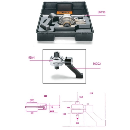 [BE005600042] 560 /C4+-560/4 + ACCESS. IN PLASTIC CASE 