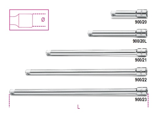 [BE009000824] 900-/23-1/4 EXTENSIONS - 350NM 