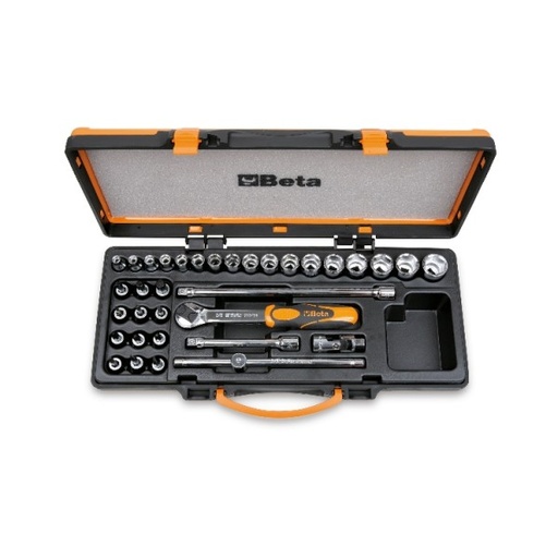 [BE009100944] 910-A/C29-34PCS 3/8 SOCKET WR SETS 