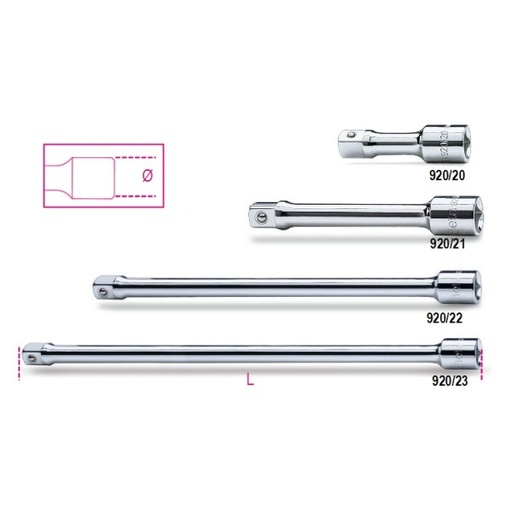 [BE009200826] 920-/22-1/2 EXTENSIONS - 255MM 