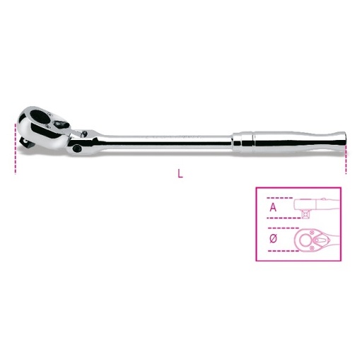 [BE009200894] 920 M/56-1/2" REVERSIBLE SWIVEL RATC 