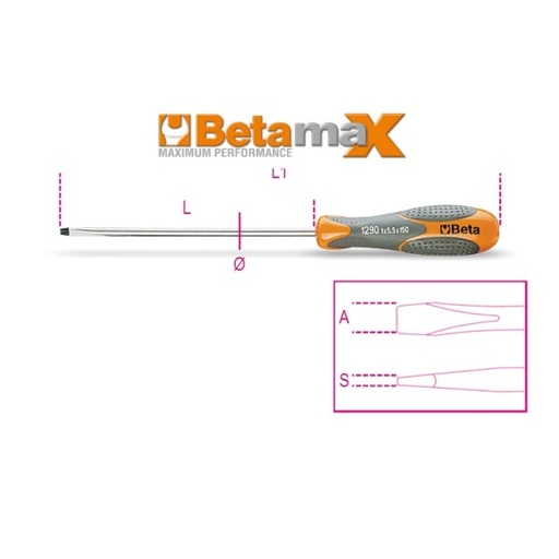 [BE012900042] 1290 1x5.5x150-STANDARD TIP SCREWDRIV. BX 