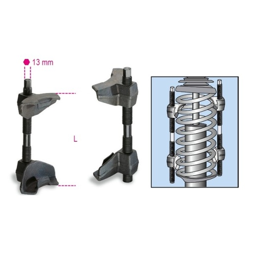 [BE015560102] 1556-/2A-COIL SPRING COMPRESSORS 