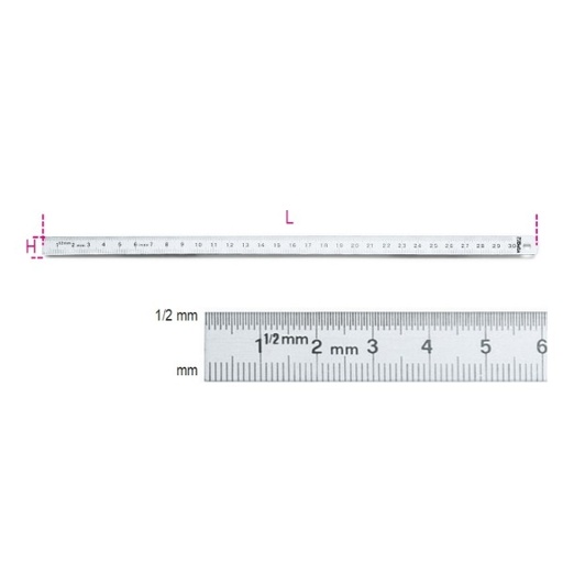 [BE016820030] 1682-300-FLEXIBLE RULES MM-1/2MM 