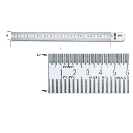 [BE016830030] 1683-300-SEMIRIGID RULES MM-1/2MM 