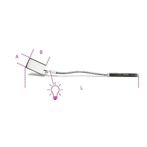 [BE017150115] 1715 FL/B-SQUARE MIRRORS 