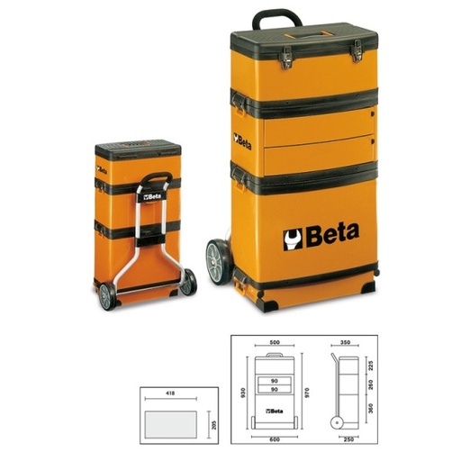 [BE040000095] C40 C/P05-TROLLEY w/ 40 Tools Assortment 