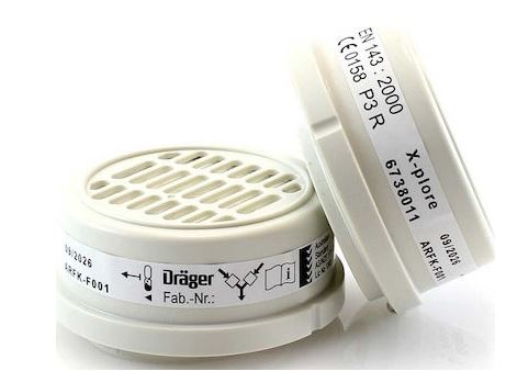 [DG6738011] Drager X-plore Particle Filter Bayonet P3 R 