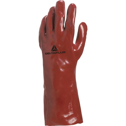 [DPPVC733510] PVC7335 PVC on Chemical Glove 35cm Red 10 