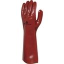 PVCC400 PVC on Chemical Glove 40cm Red 10 