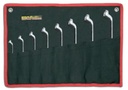 SET 6 Double Offset Ring WR. 6-7/16-17 Mirror Polished 