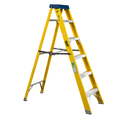 Double Sided Fiberglass Ladder 1.80m 150kg 