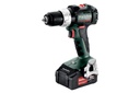 دريل شاكوش ميتابو شحن 18 فولت 13 ملم مع 2 بطارية 18 فولت 4 أمير وشاحن بدون فحمات - ( Metabo SB 18 LT BL)
