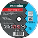 Inox Cutting Disc 180x1.5x22.23mm Flat T41 - NOVORAPID