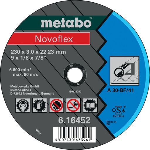[ME616456000] Steel Cutting Disc (125x2.5x22.23mm) - NOVOFLEX