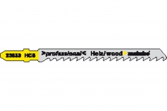 [ME623633000] 5 JIGSAW BLADES, WOOD, PROFESS. 74/4.0 MM 