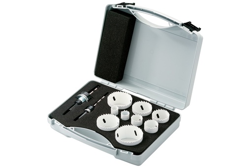 [ME625435000] Hole saw Set (HSS-Bi-Metall) 11 pcs 19-68mm