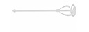 Agitator paddle RS-L2 80x400 mm, 10mm 
