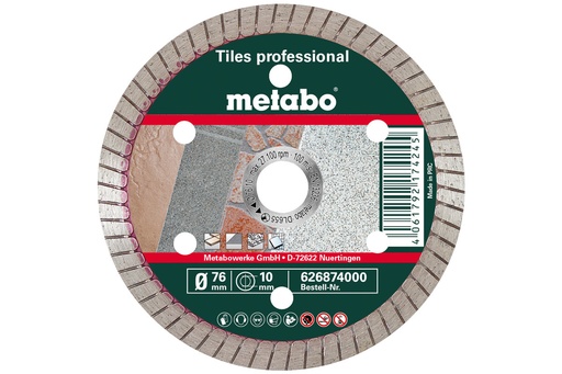 [ME626874000] Tiles Diamond Cutting Disc 76 x 10 mm (Professional) Closed , TP