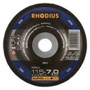 Steel Grinding Disc (115x7x22.23mm) Depressed  T27 - ALPHA
